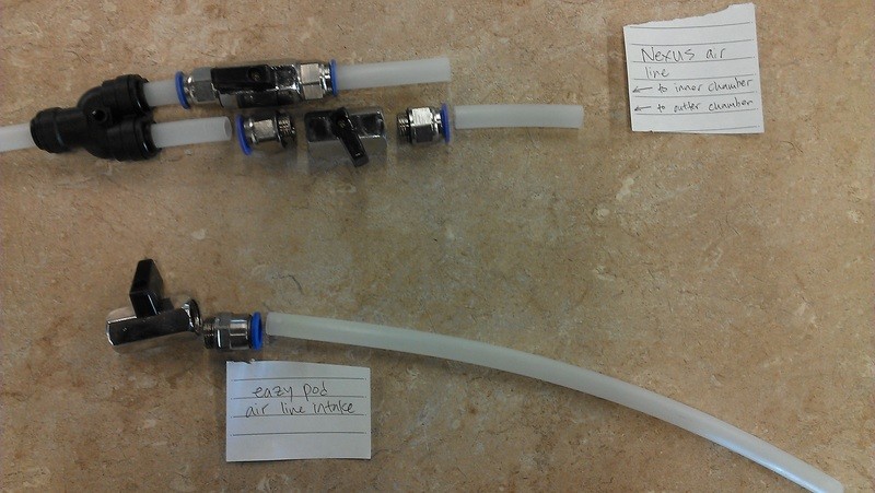 [2] 3/8&quot; Mini Ball Valve [metal] with [4] End Connectors
Makes Two Set for Nexus