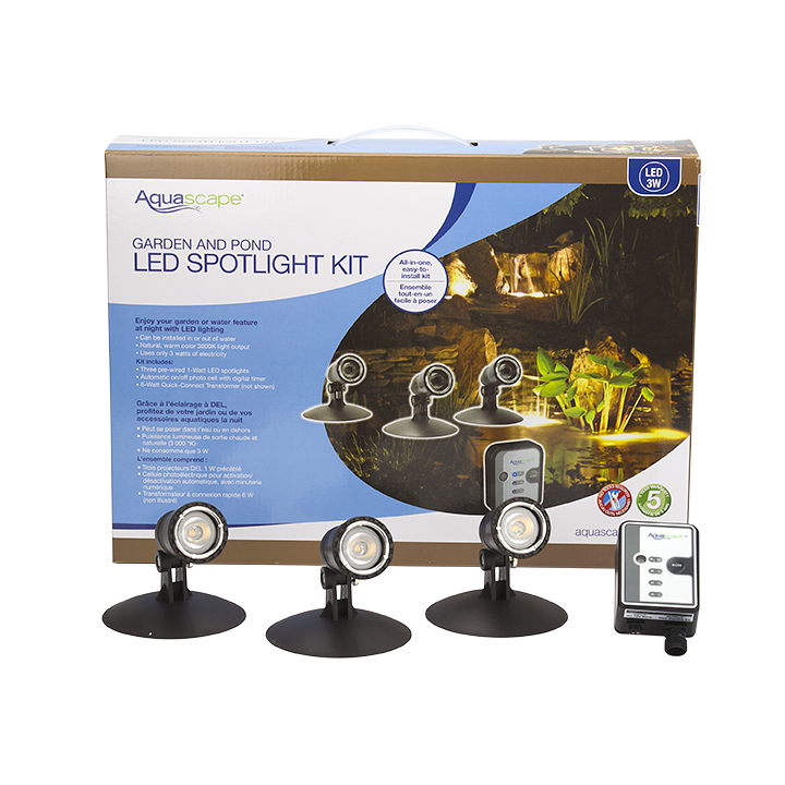 AQUASCAPES Garden and Pond LED Spotlight Kit