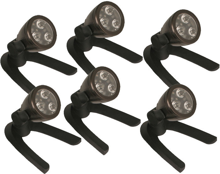 AQUASCAPES  Garden and Pond LED 3-Watt Spotlight 6-Pack