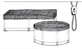 KOI TANK NET COVERS