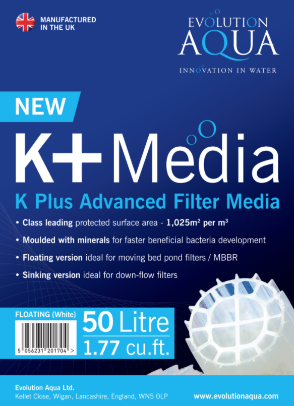K+ADVANCED FILTER MEDIA25 LITER MEDIA FLOATING