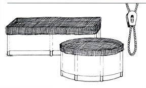 NYCON SHOW TANK NET COVER 6&#39;-7&#39;