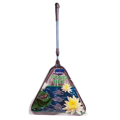 aguna Pond Fish Net with Telescopic Handle shaft extends from 33&quot; to 61&quot;.
