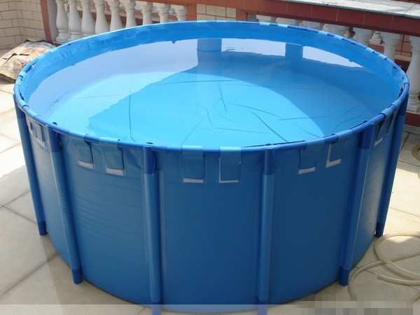 Foldable Round Koi Show Tank -,78.7 x 31.5-in  [663 gal.]  Vinyl Liner Liner is UV resistant
