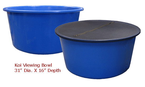 Koi Viewing Bowl by Dream Pond Inside Dimenison Dia 31" x 16" DEEP