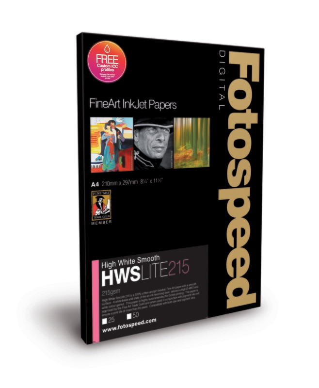 Fotospeed High White Smooth Lite 215 (A3, 25 sheets) - 7E254