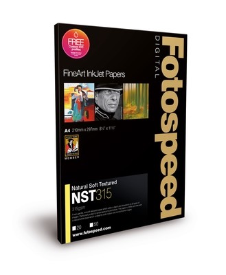 Fotospeed Natural Soft Textured NST 315 (A3, 25 sheets) - 7E549