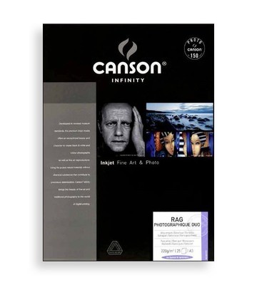 Canson Infinity Rag Photographique Duo 220 (A2, 25 sheets)