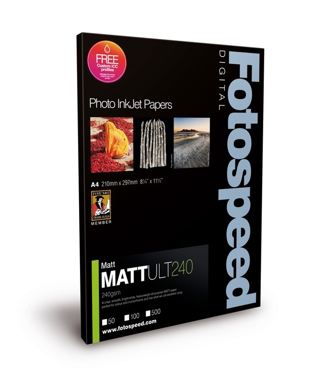 Fotospeed Matt Ultra 240 (8x10", 100 sheets) - 7D105