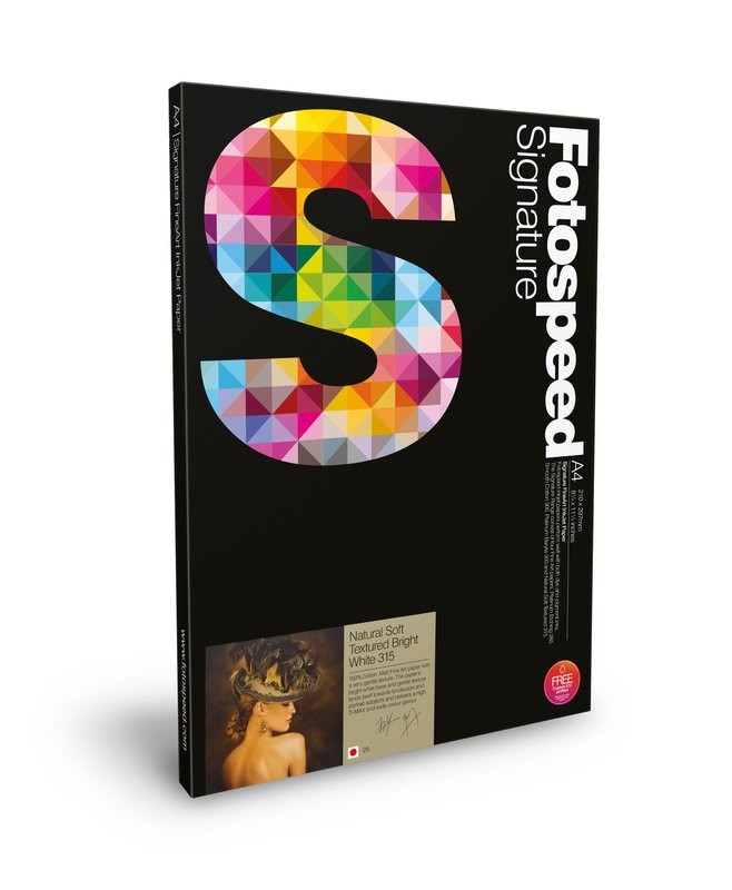 Fotospeed Natural Soft Textured NST Bright White 315 (A3, 25 sheets) - 7E313