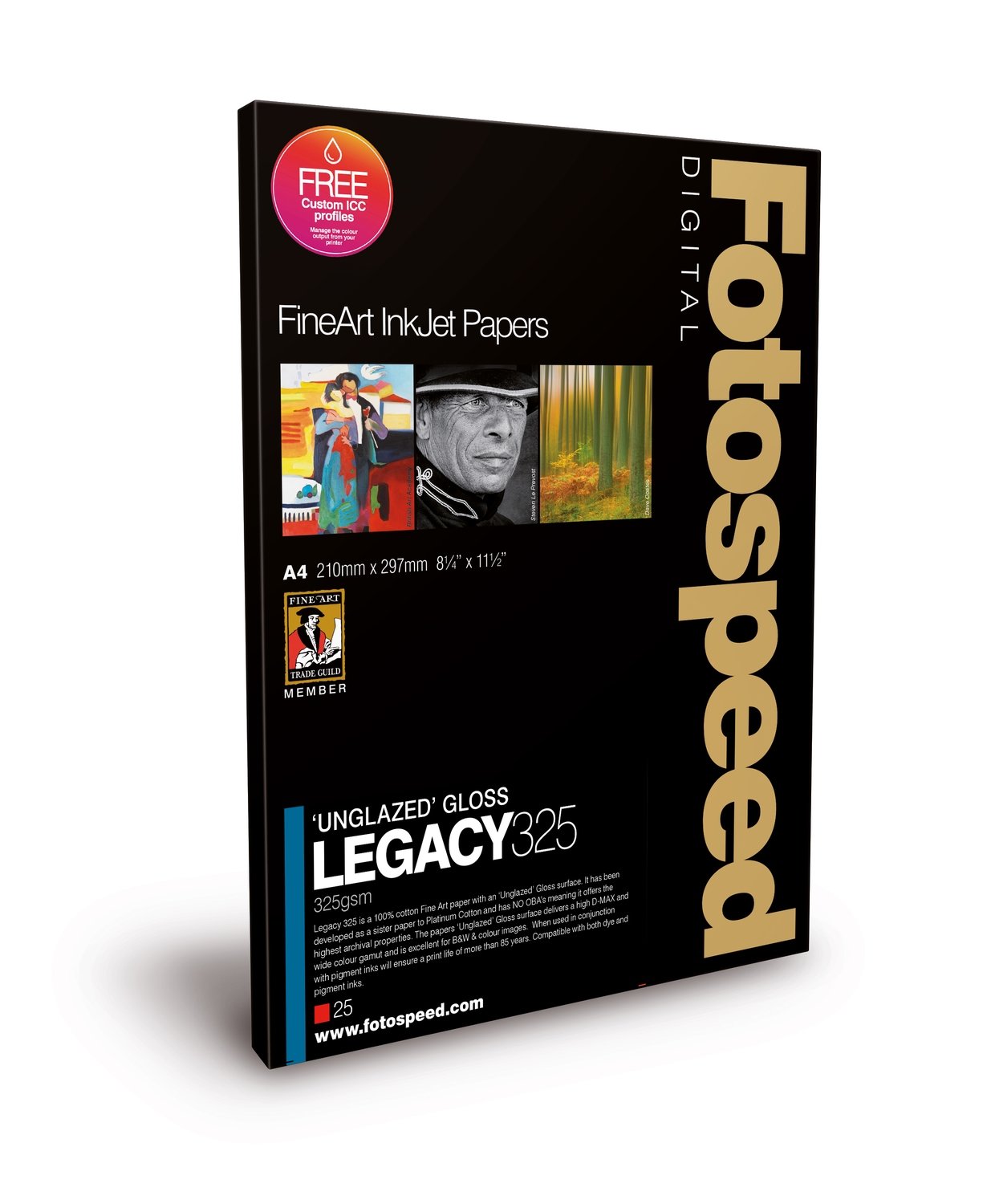 Fotospeed Legacy Gloss 325 (A3+, 25 sheets) - 7E592