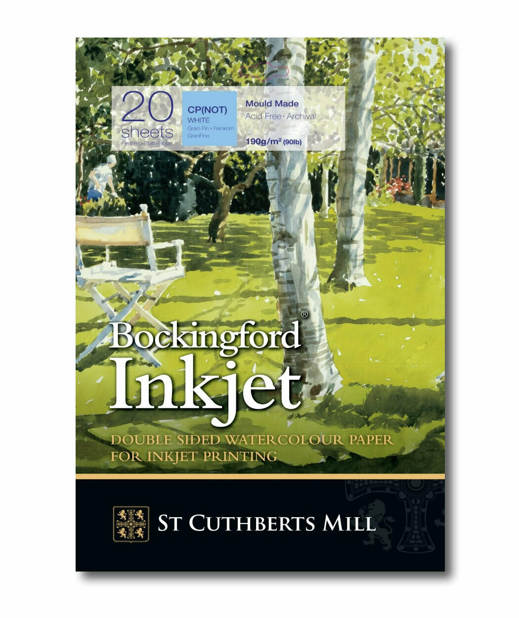 Bockingford Inkjet Fine Art 190 (A4, 20 sheets)