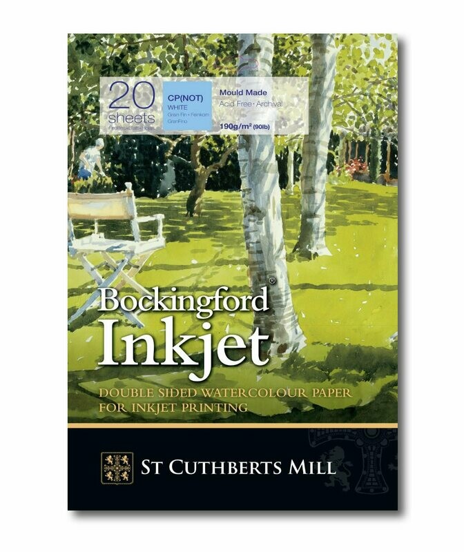 Bockingford Inkjet Fine Art 190 (A4, 20 sheets)