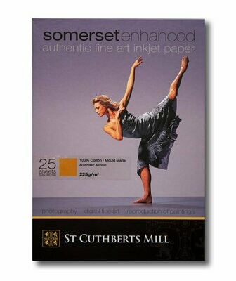 Somerset Enhanced Textured 225 (A2, 25 sheets)