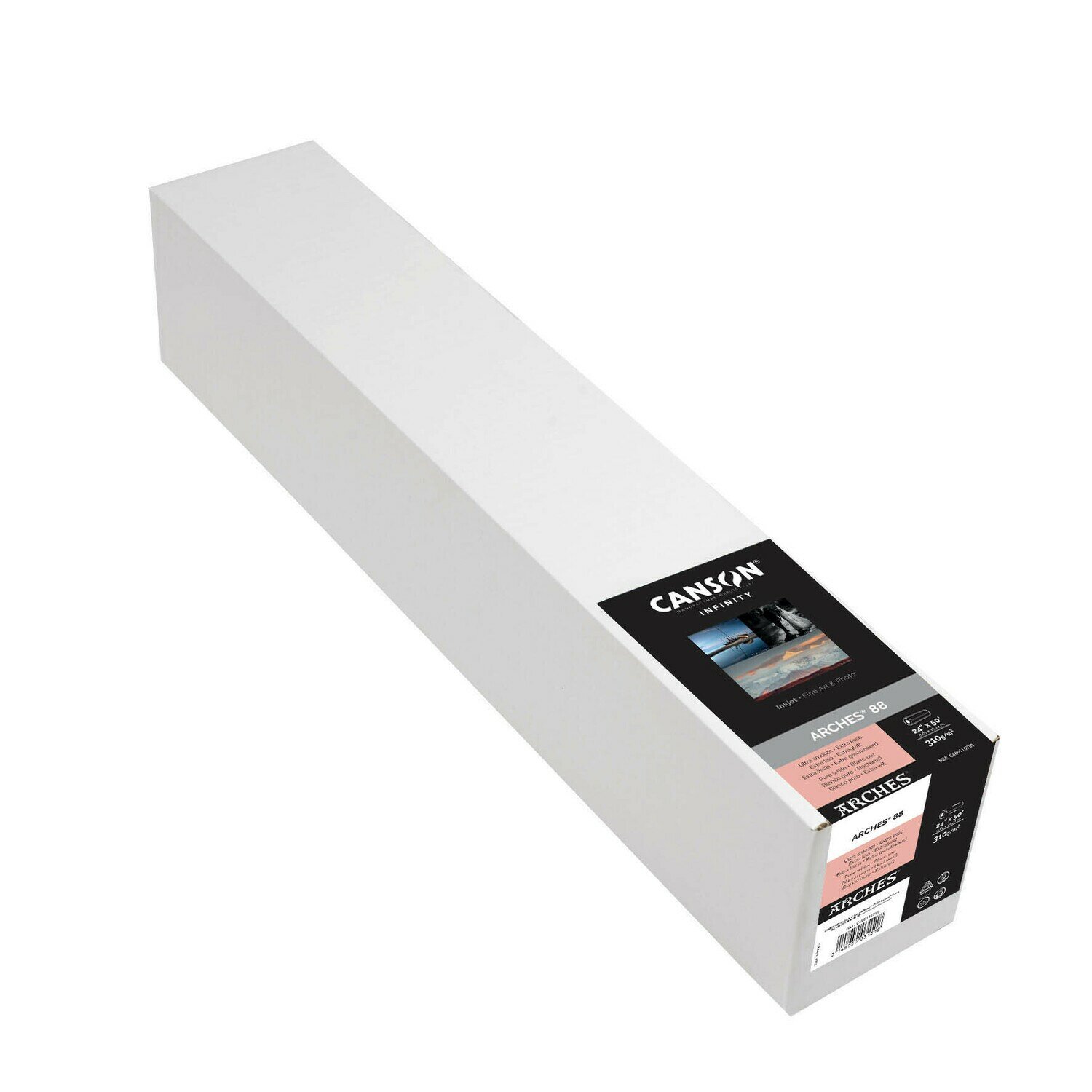 Canson Infinity ARCHES® 88 Pure White (24", 15.24m / 50ft roll)