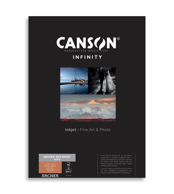 Canson Infinity ARCHES® BKF Rives White (A2, 25 sheets)