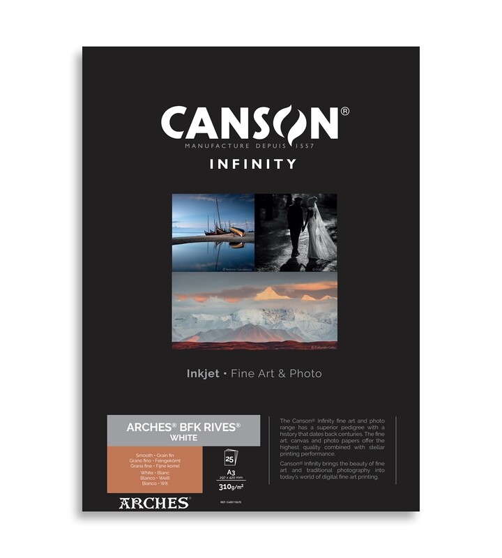 Canson Infinity ARCHES® BKF Rives White (A3, 25 sheets)
