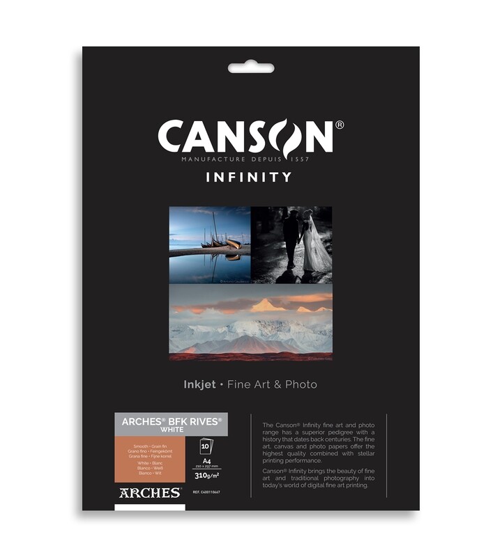 Canson Infinity ARCHES® BKF Rives White (A4, 10 sheets)