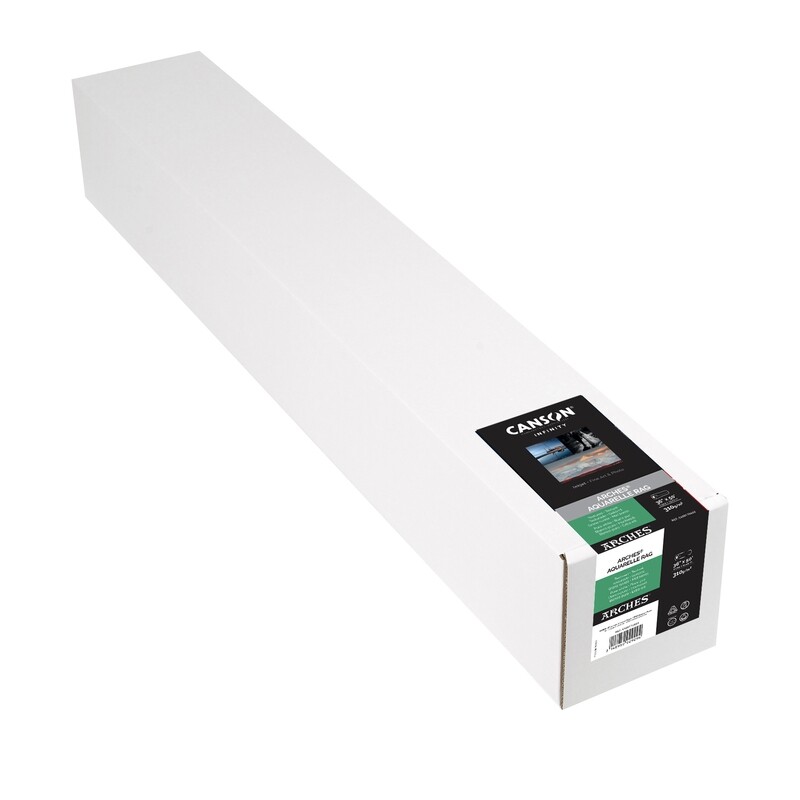 Canson Infinity ARCHES® Aquarelle Rag Pure White (36", 15.24m / 50ft roll)
