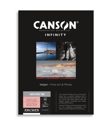 Canson Infinity ARCHES® 88 Pure White (A4, 25 sheets)