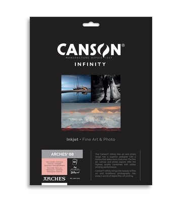 Canson Infinity ARCHES® 88 Pure White (A4, 10 sheets)