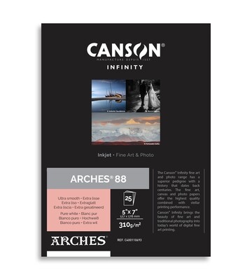 Canson Infinity ARCHES® 88 Pure White (5