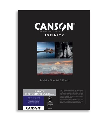 Canson Infinity Baryta Photographique II Matt (A3, 25 sheets)