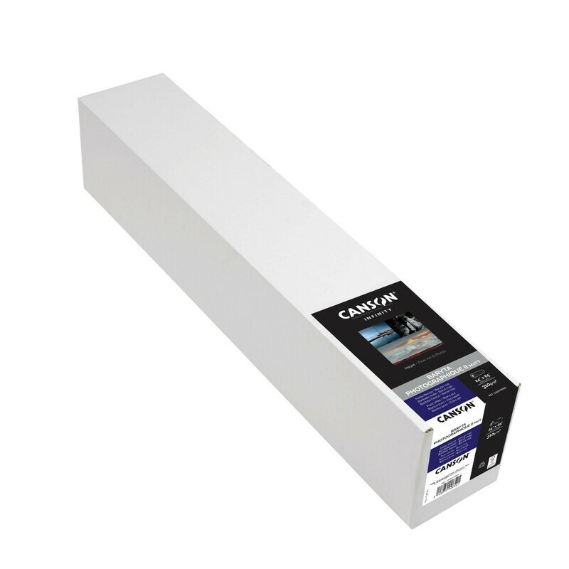 Canson Infinity Baryta Photographique II Matt (24", 15.24m / 50ft roll)