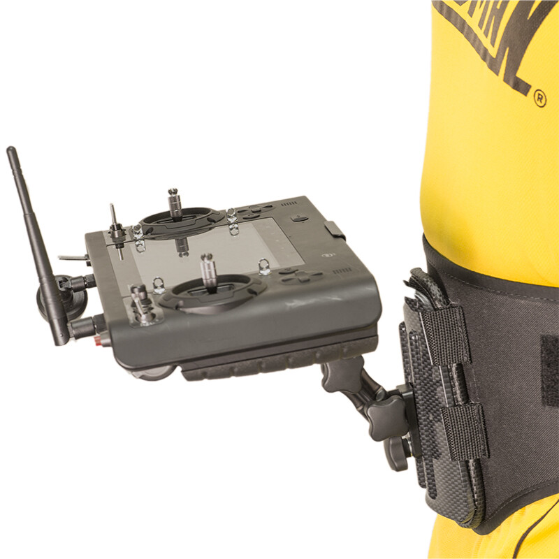 Hoodman Drone Controller Support Belt w Yuneec ST16/S  Mount Kit