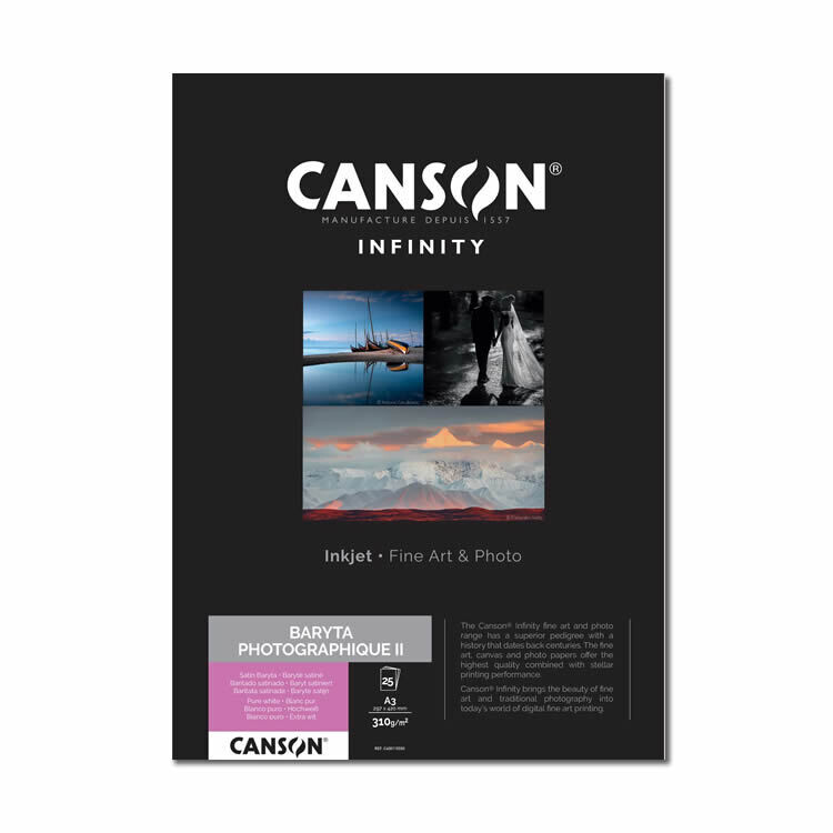 Canson Infinity Baryta Photographique II 310 (A3, 25 sheets)