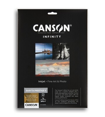 Canson Infinity Baryta Prestige II 340 (A4, 10 sheets)