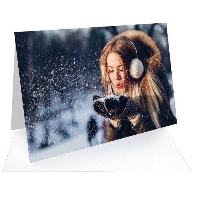 Fotospeed Art Smooth Duo 220 Fotocards (i3 - 210x75mm Finished Size, 25 cards)