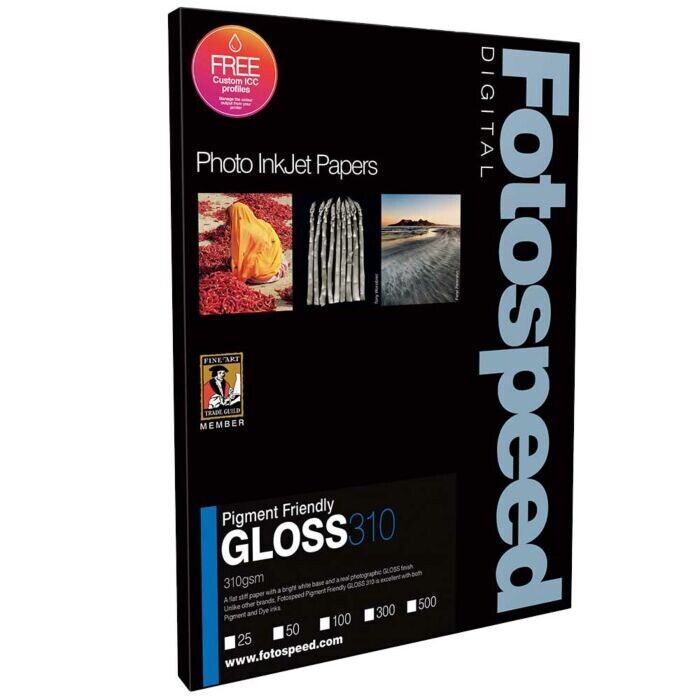 Fotospeed PF Gloss 310 (A3+, 50 sheets) - 7D729