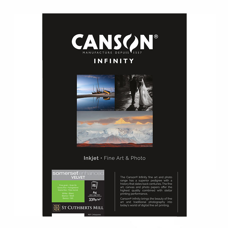 Canson Infinity Somerset Enhanced Velvet 330 (A3+ , 25 sheets)