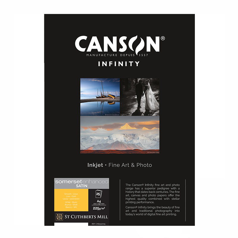 Canson Infinity Somerset Enhanced Satin 225 (A2 , 25 sheets)