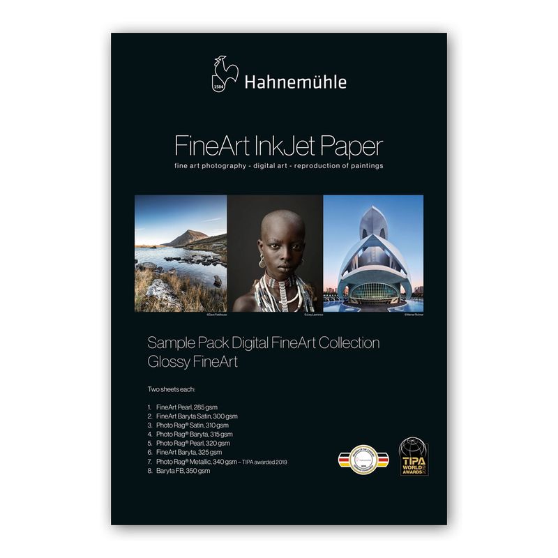 Hahnemühle Test Pack Glossy (A4, 16 sheets) Hahnemühle Test Pack Glossy (A4, 16 sheets)