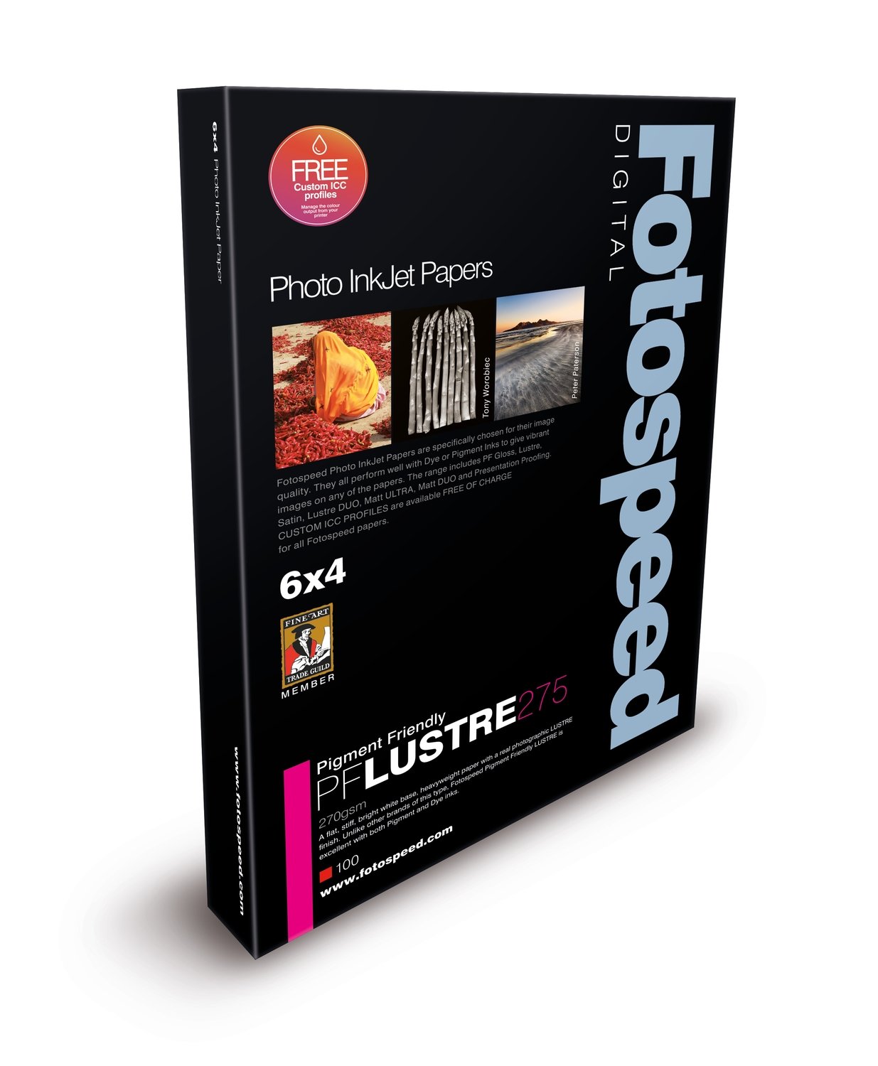 Fotospeed PF Lustre 275 (6x4", 100 sheets) - 7D610