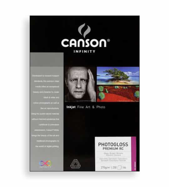 Canson Infinity PhotoGloss Premium RC  270 (A3, 25 sheets)