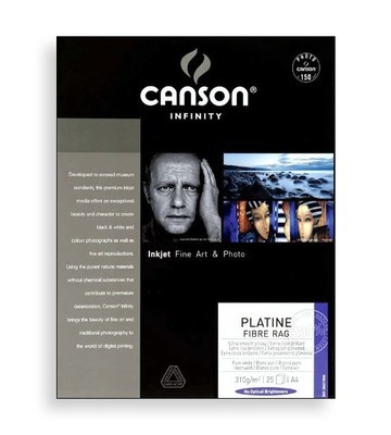 Canson Infinity Platine Fibre Rag 310 (A2, 25 sheets)