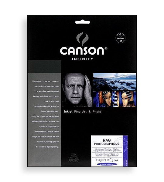Canson Infinity Rag Photographique II 210 (A4, 25 sheets)