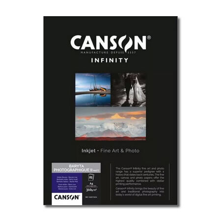 Canson Infinity Baryta Photographique II 310 (A4, 25 sheets)