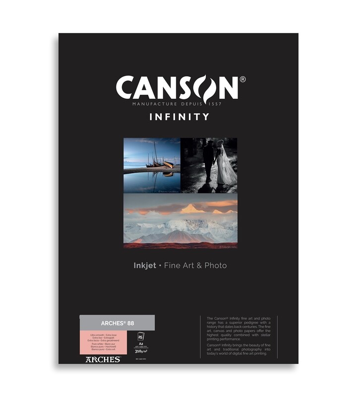 Canson Infinity ARCHES® 88 Pure White (A2, 25 sheets) Canson Infinity ARCHES® 88 Pure White (A2, 25 sheets)