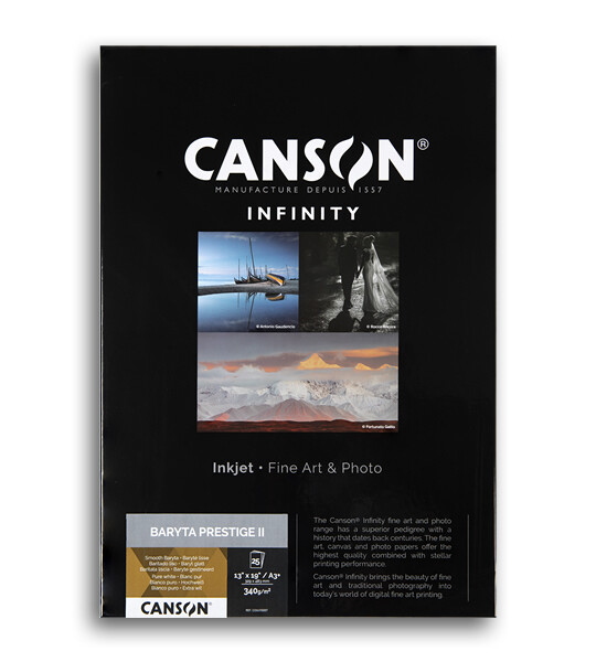 Canson Infinity Baryta Prestige II 340 (A3+, 25 sheets) Canson Infinity Baryta Prestige II 340 (A3+, 25 sheets)