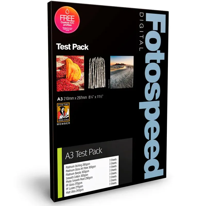 Fotospeed A3 Test Pack - 7E102 Fotospeed A3 Test Pack - 7E102
