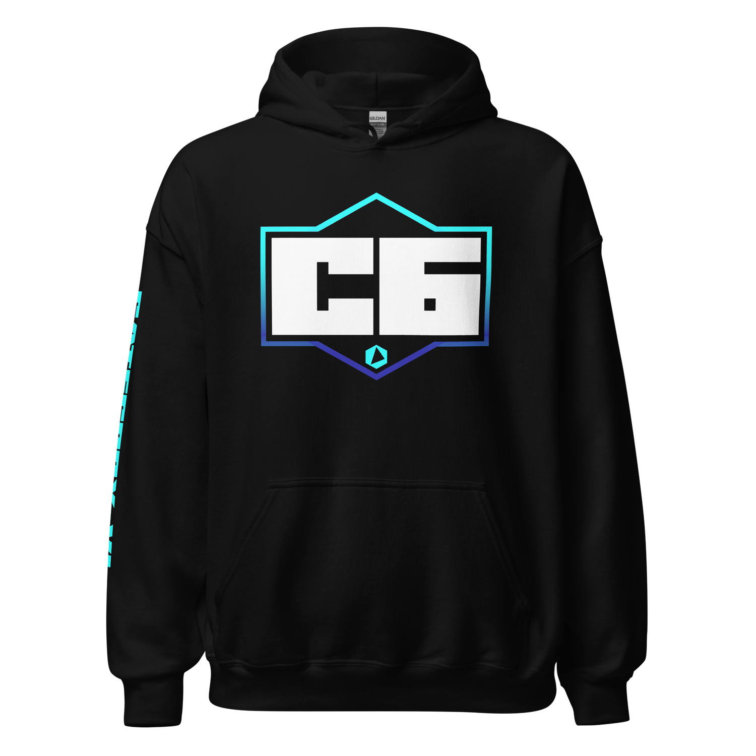 C6 unisex Hoodie BLUE