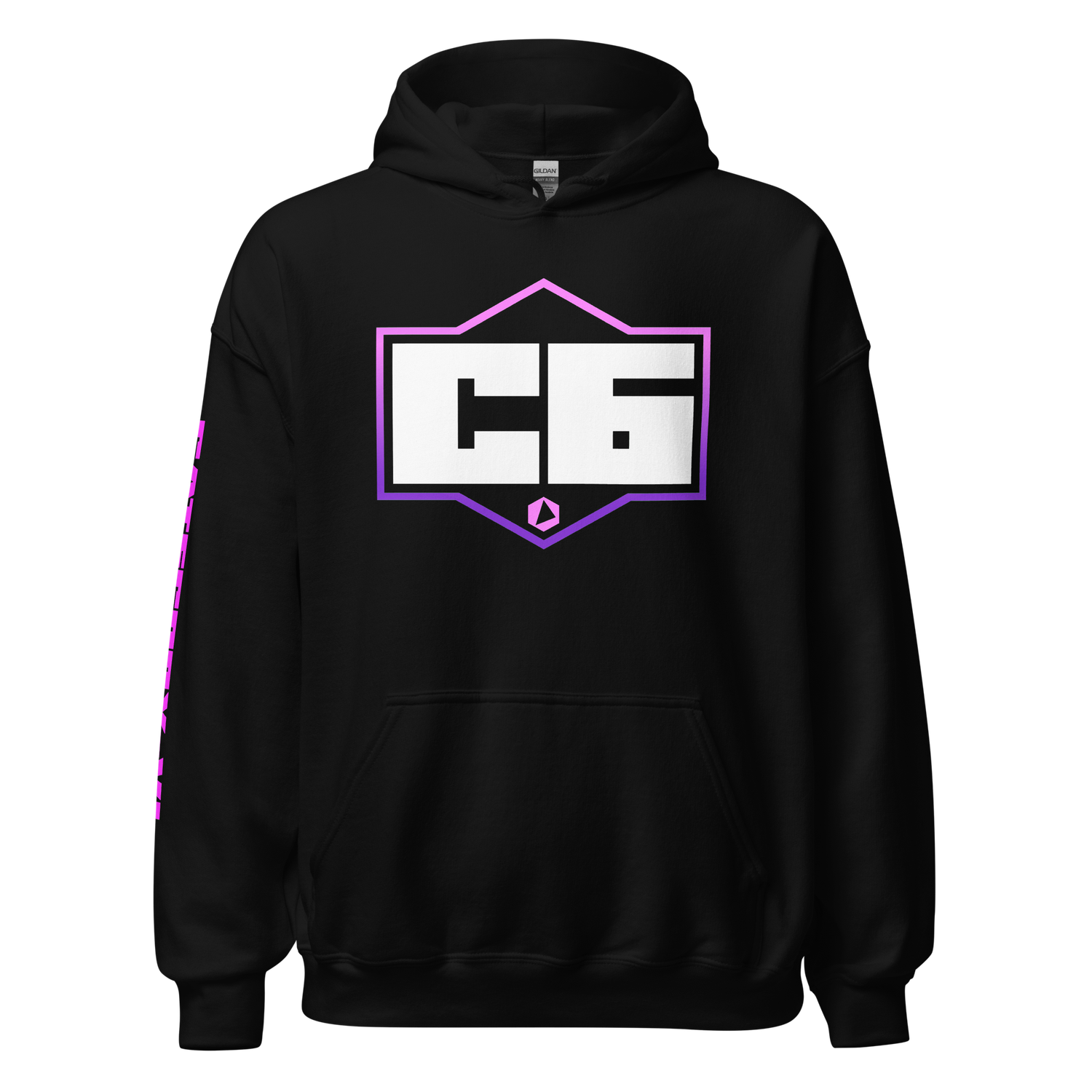 C6 Unisex Hoodie PINK