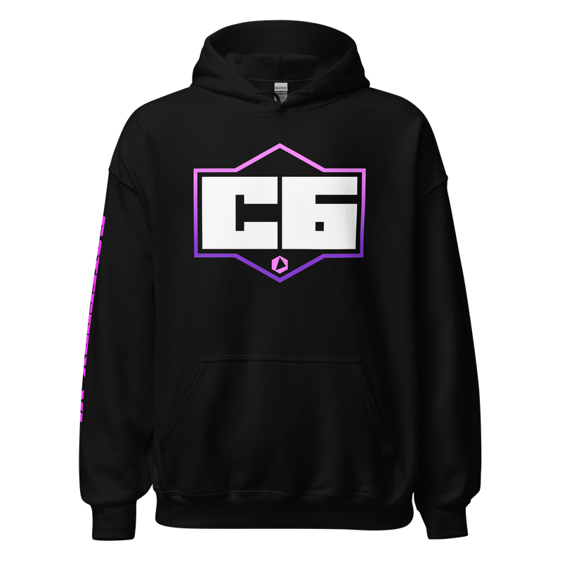 C6 Unisex Hoodie PINK