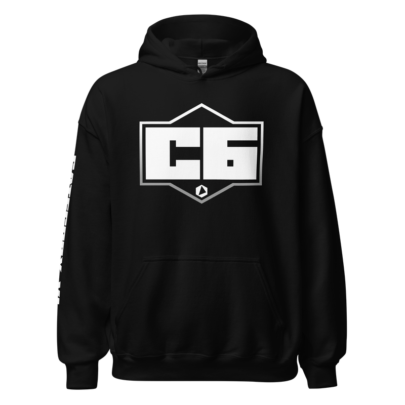 C6 Unisex Hoodie WHITE