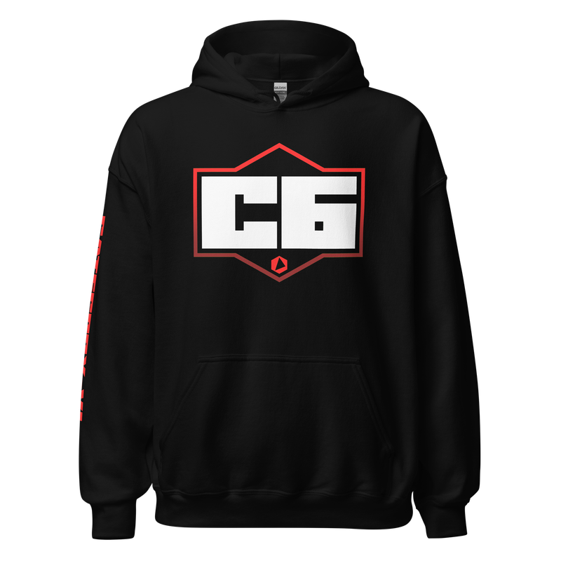 C6 Unisex Hoodie RED