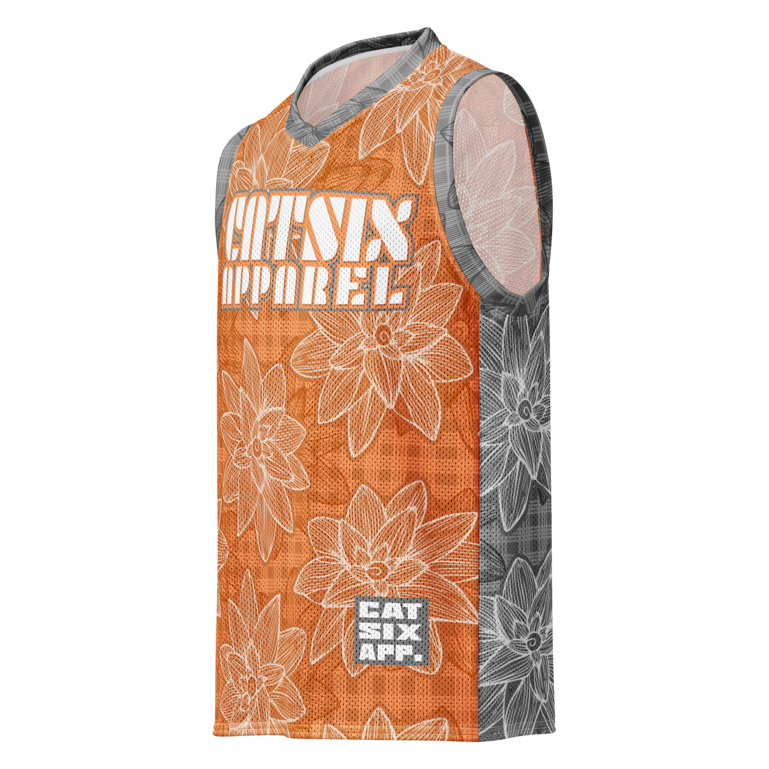 Heritage Premium Basketball Jersey Orange